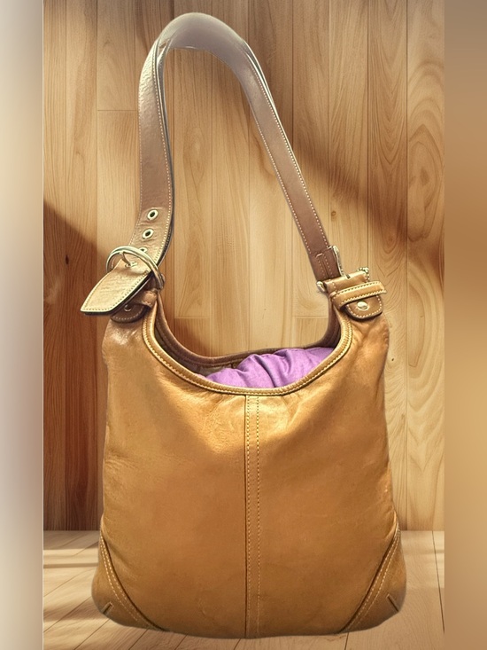 Coach Handbags - Coach 9549 Soho Leather Hobo Shoulder Bag Camel Tan